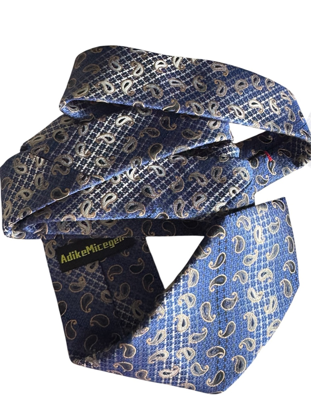 Blue Paisley Men's Tie & Handkerchief